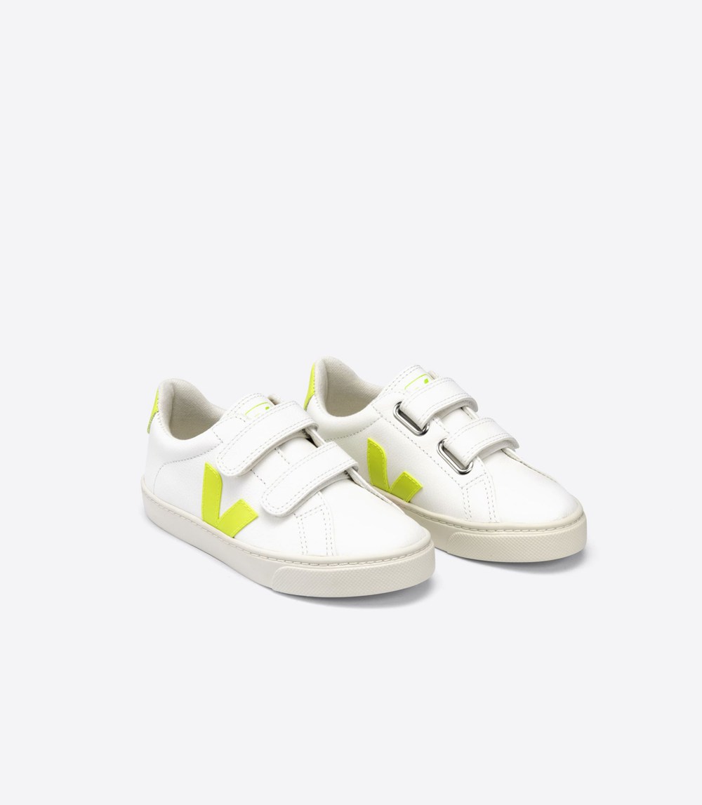 Veja Sneakers Barn - Esplar Velcro Chromefree - Vita - 850124-EOI